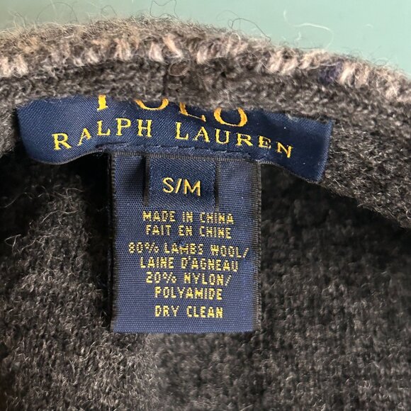Ralph Lauren Herringbone Lamb's Wool Tweed Men's Newsboy Cap Size Small Medium - Picture 8 of 11